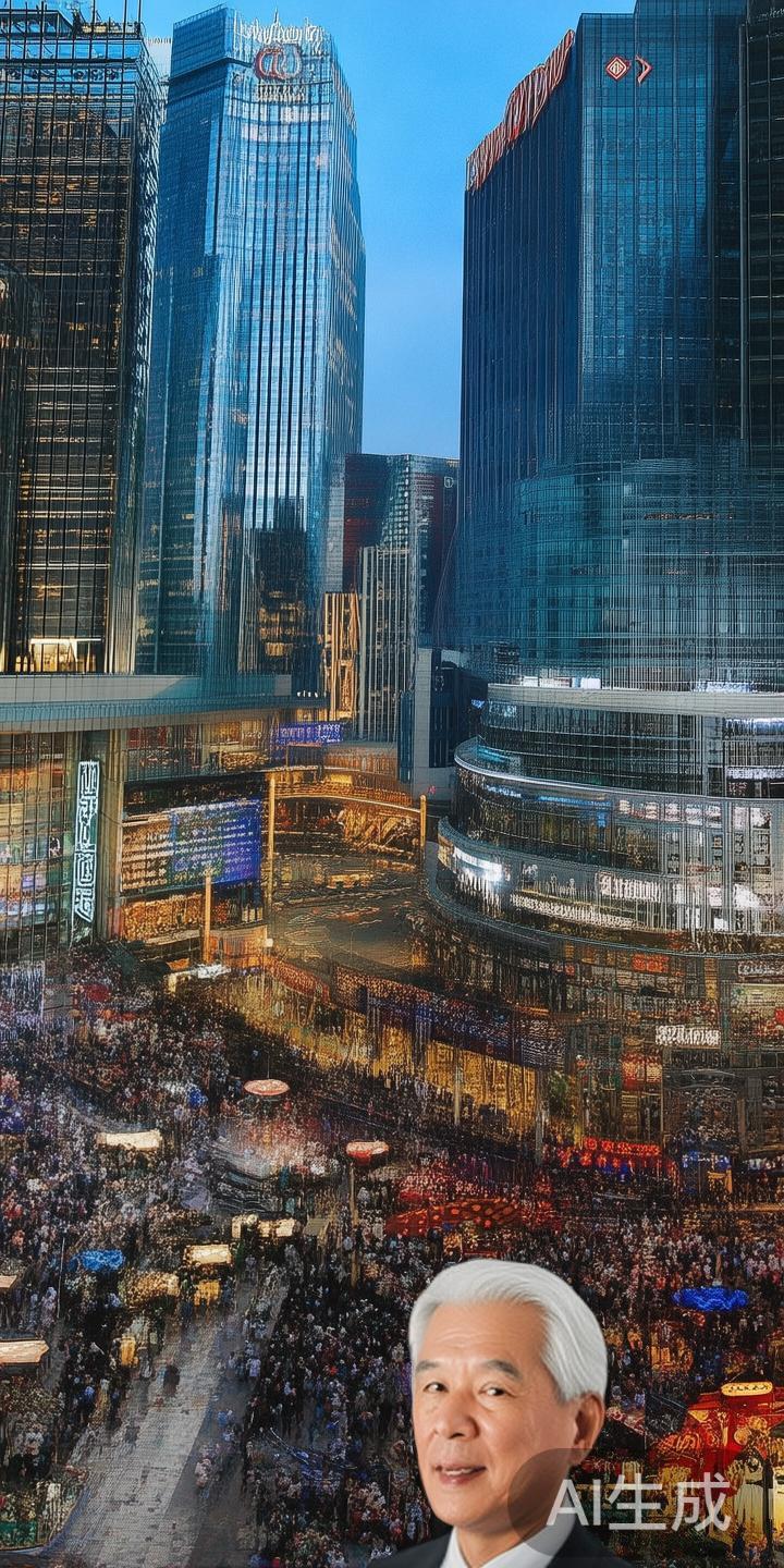 在他的领导下，澳门金沙不断扩大业务范围，从传统的赌