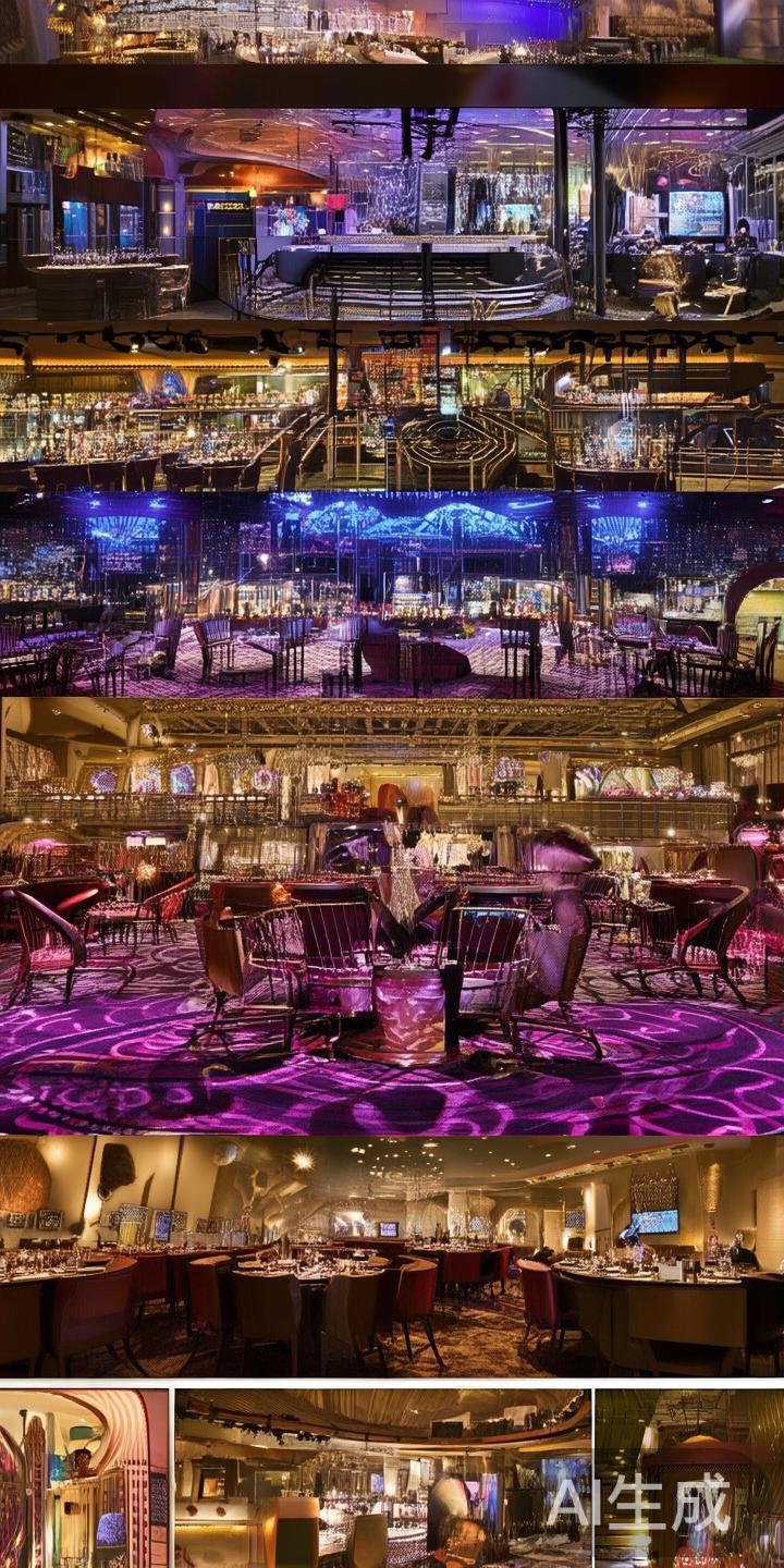 此外，赌场内设有多家高端餐厅与酒吧，提供各国特色美